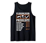 Herren Fliesenleger Preisliste Stundenlohn Tank Top