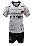 Fashion Boy Fussball Fan Set Deutschland Germany Trikot + Shorts, Gr. 128/134, JS53.10