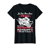 Damen Motorrad Motorradfahrerin Geschenk Spruch Bikerin Vintatge T-S