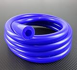 Unterdruckschlauch Silikon Meterware ID 4mm - blau - Vakuumschlauch Silik