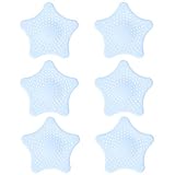 Weikeya Bodenablauf, Duschablaufabdeckungen, Silikon-Ablaufschutz, Waschbeckensieb, Haarfänger, hochwertig, leicht zu reinigen, für Badezimmer, Badewanne und Küche(hellblau)