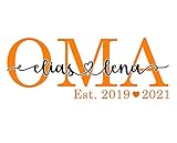 Personalisiert Namen Bügelbilder Tshirt Oma shirt Wunschtext zum aufbügeln Wunschjahr bügelbild buchstaben zum aufbügeln gestalten bügelfolie für textilien erwachsene kinder mama Groß