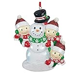 FEIZAO Christbaumanhänger Weihnachtsdeko Weihnachtsanhänger Basteln Schneemann Weihnachtsschmuck 2021 Hängende Charms DIY Anhängerweihnachtsdeko Weihnachtsbaum Deko Anhäng