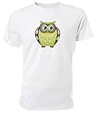 Eule T Shirt, Papa Eule, weiß - Größe: 3-4 J