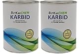 ButKarCHEM Karbid 1 Kg Karbit (Kabit Kabitt karbitt Karbit Karbid Steine) nur 3% Staubanteil lang anhaltendes Gas (Karbid Lamp Lab Nr.533469729)(24h Sofort - Versand) (1 Kg)