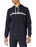 Hackett Mens CHS STR HDY Sweater, 5EZDK Navy, M