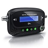 CSL - Digital Satfinder - Satelliten Finder Messgerät - LCD-Display - HD TV-fähig - mit integriertem Kompass und Tonausgabe - LEDs zur Anzeige der Receiver Einstellungen - auch für Astra 19.2 dig