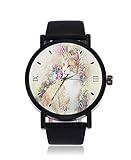 Light Cat Hintergrund Bild Ultradünne Herren Damen Armbanduhr Business Casual Sport Quarz Armbanduhr für Frauen Herren Wasserdicht Unisex Armb