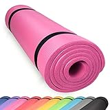 diMio Komfort-Gymnastikmatte Yogamatte in 185x60x1cm, 185x60x1.5cm, 185x90x1.5cm, 200x100x2 mit Tragegurt Phtalatfrei + SGS-geprü