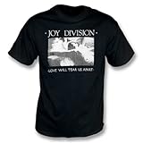 Joy Division T-Shirt Love Will Tear, Schwarz, Unisex-Erwachsene, schwarz, Larg