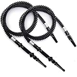 Maxee 2 Stück Shisha Schlauch mit Mundstück & Endstück, Shisha Zubehör, Neuester Skalierbarer Shisha-Schlauch aus Acryl-Kunststoff, Shisha Schlauch Set, für Die meisten Wasserpfeifen & Mundstück
