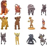 CYSJ 12pcs Tier Cake Topper Mini Figuren Set The Lion King Kuchen Dekoration Geburtstags Party liefert Ornamente Cake Topper Party Dekoration Lieferung