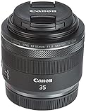 Canon Objektiv RF 35mm F1.8 Makro IS STM für EOS R (Festbrennweite, 52mm Filtergewinde, Bildstabilisator), schw