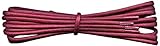 Fabmania 2mm rundes bordeauxrotes Kleid gewachste Baumwollschnürsenkel - Länge 90