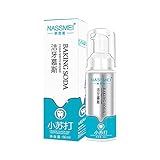 Tiefenreinigungsschaum-Zahnpasta, Push-on Mousse Whitening Teeth Mousse Schaum-Zahnpasta, Backpulver Zahnpasta Intensive Fleckentfernung & Frischer Atem für alle Z