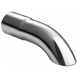 Ulter Sport Endrohr - Rund Ø60xL225mm Curve – Anschluß -60mm E
