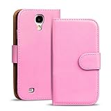 Conie Handyhülle für Samsung Galaxy S4 Mini Hülle, Premium PU Leder Flip Case Booklet Cover Weiches Innenfutter für Galaxy S4 Mini Tasche, R
