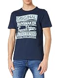 Blend Herren 20711670 T-Shirt, 194024_Dress Blues, M
