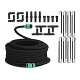 Hillvert HT-COSTIGAN-30X12S01 Tropfschlauch 30 m Drip Line 240 l/h Perlschlauch Gartenbewässerung Soaker Hose S