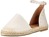 ONLY Damen ONLEVA-10 PU Ankle WRAP Espadrillos Espadrilles, White, 39 EU