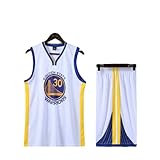 Basketball-Uniformen Tops und Hosen NBA Fitness-Tank Top Sports Top, Trikot,Weiß,XXL