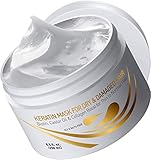 Vitamins Haarmaske Keratin Haarkur Behandlung - Biotin, Castor Oil, Collagen Protein & Kokosöl Deep Conditioner für geschädigtes dünnes trockenes strapaziertes H