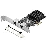 MY99 USHOMI 2-Port PCIe-zu-Gigabit-Netzwerkkarte 2.5G 2500M RJ45-Schnittstelle RTL8125 LAN-Controller-Karte für Desktops, mit niedrig