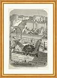 Kunstdruck Das Etablissement von F. A. Brockhaus zu Leipzig Eltzner Holzstich E 8225 R