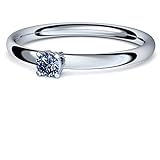 Platin Ring Tansanit 950 + inkl. Luxusetui + Tansanit Ring Platin Tansanitring Platin (Platin 950) - Concinnity Amoonic Schmuck Größe 54 (17.2) AM161 PL950TAFA54