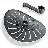 WORLD2CREATE Messerabdeckung für Thermomix TM6 / TM5 / TM31 (Welle, Sous-vide Einsatz, Blade Cover) + Teiglöser (Teigblume, Drehhilfe) - 2er S