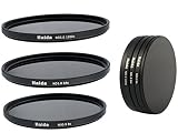 HAIDA Neutral Graufilter Set bestehend aus ND8, ND64, ND1000 Filtern 72mm inkl. Stack Cap Filtercontainer + Pro Lens Cap mit Inneng