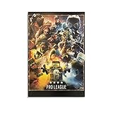 BGRGU Game Poster Tom Clancy's Rainbow Six Siege, 90er-Jahre, modernes Familienschlafzimmerdekoration, 20 x 30