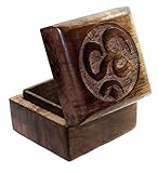 Budawi OM Holz Schatulle orientalisches Schmückkästen Box, Schmuckschatulle, OM Schmuckschachte,