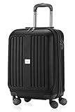 HAUPTSTADTKOFFER - X-Berg - Handgepäck Koffer Trolley Hartschalenkoffer, TSA, 55 cm, 42 Liter, Schw