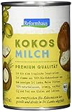 Reformhaus Kokosmilch, Bio, 6er Pack (6 x 400 g)