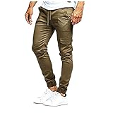 Herren Herren-Jeanshosen Wide Cargo Pants Jogginghose Damen Kurze Jeanshosen Herren Baggy Cargo Pants Cargo Pants Men Men(Armeegrün,XXL)