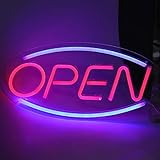 Ladieshow LED Neon Letters Lichter, hängend Open Letters Shaped LED Neon Light Shop Zeichen USB LED-Licht für Home S