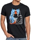 style3 917K Champion Herren T-Shirt le Mans Rennwagen, Größe:L