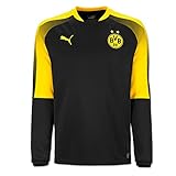 PUMA Herren Bvb Stadium Langärmliges T-Shirt , Schwarz (puma black-Cyber yellow), M