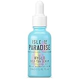 Isle Of Paradise Hyglo Hyaluron-Selbstbräuner-Serum für Gesicht, 30 ml, Reisegröße, für ein sofortiges Sommerglü