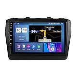 ADMLZQQ Für Suzuki Swift 2016-2020 Auto Stereo GPS Navigation Android 10.0 9 Zoll Touchscreen MP5 Player, Bluetooth Carplay FM AM RDS DSP Lenkradsteuerung Rückfahrkamera Lüfter,M600s 8core 6+128g