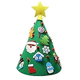 RYHRHT Weihnachten Aufkleber Ornament Home Decoration Dekorative Weihnachtsbaum Set-Partei-Dekor Filz Weihnachtsbaum Fertigkeit DIY Kinder Spielzeug Geschenk Festival Werkzeug O