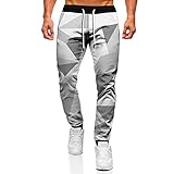 Eteyteay Herrenhosen Casual Lange Hose Unisex 3D Musterdruck Erwachsene Hosen Mode Männer Jogginghose Herbsthosen Herrenbekleidung-C_M