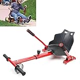 Einstellbare Kart Cart Sitz Halter Ständer Seat Holder für Go Kart Balance Scooter RED Kann 200lbs unterstützen 80x43.5x44