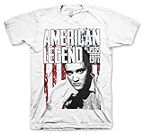 ELVIS PRESLEY Offizielles Lizenzprodukt American Legend Herren T-Shirt (Weiß), X-Larg