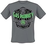 Gas Monkey Garage Live Fast Männer T-Shirt Charcoal XL