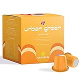 urban green® NutriCaps Energie - 1 Packung mit 14 Kapseln - Blutorangen-Geschmack - kompatibel mit Nespresso® kompatiblen Maschinen - Heißgetränk mit Koffein - Nahrungsergänzung