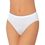 Nina von C. 3er Pack Jazzpants aus 100% Baumwolle in Weiß I Slips Damen Gr. 44 I Damen Slips Multipack I Unterhosen Damen I Frauen Unterhosen I Damenslip I Baumwoll U