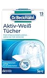 Dr. Beckmann Aktiv-Weiß Tücher |strahlendes Weiß bei jeder Wäsche| gegen Vergrauungen | 15 Tü