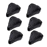 6 Stück Sattelbezug Fahrradsattelüberzug Wasserdicht Sattelschutz Sattelregenschutz Fahrradsattelbezug Fahrradsattel Regenschutz Fahrradsattelabdeckung für den Meisten Fahrradsattel(Schwarz)